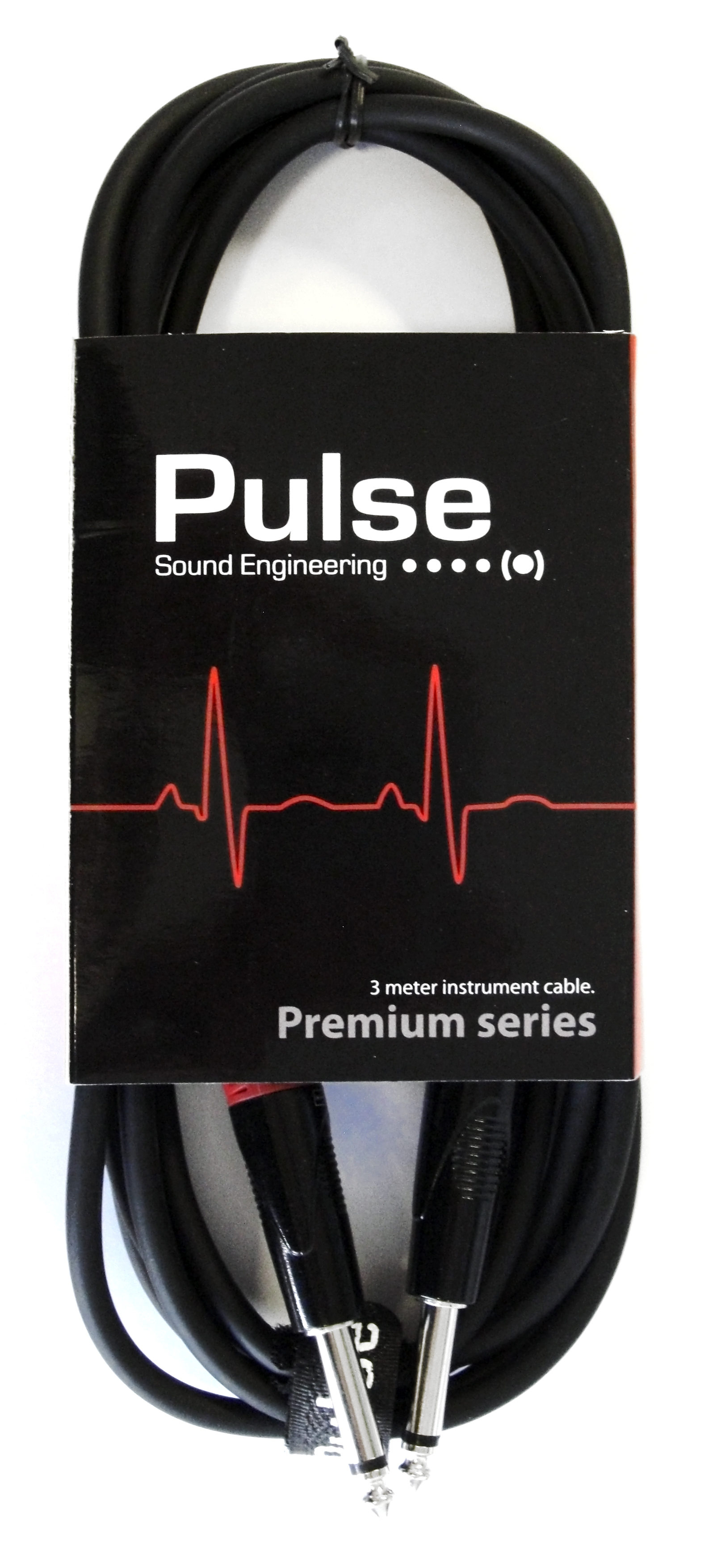Se Pulse 6,3 mm Jack Instrumentkabel - 3 m hos Allround Musik