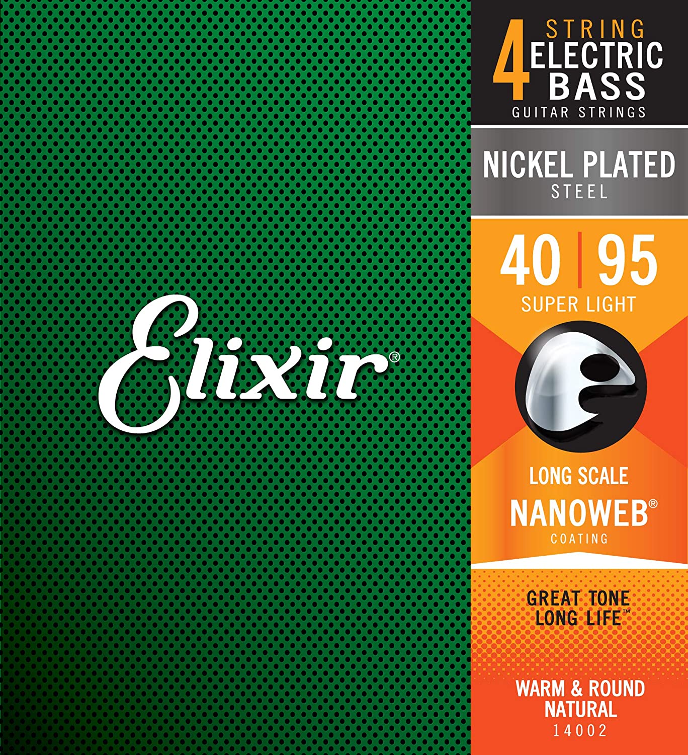 Se Elixir Nanoweb Bas Super Light 14002 hos Allround Musik