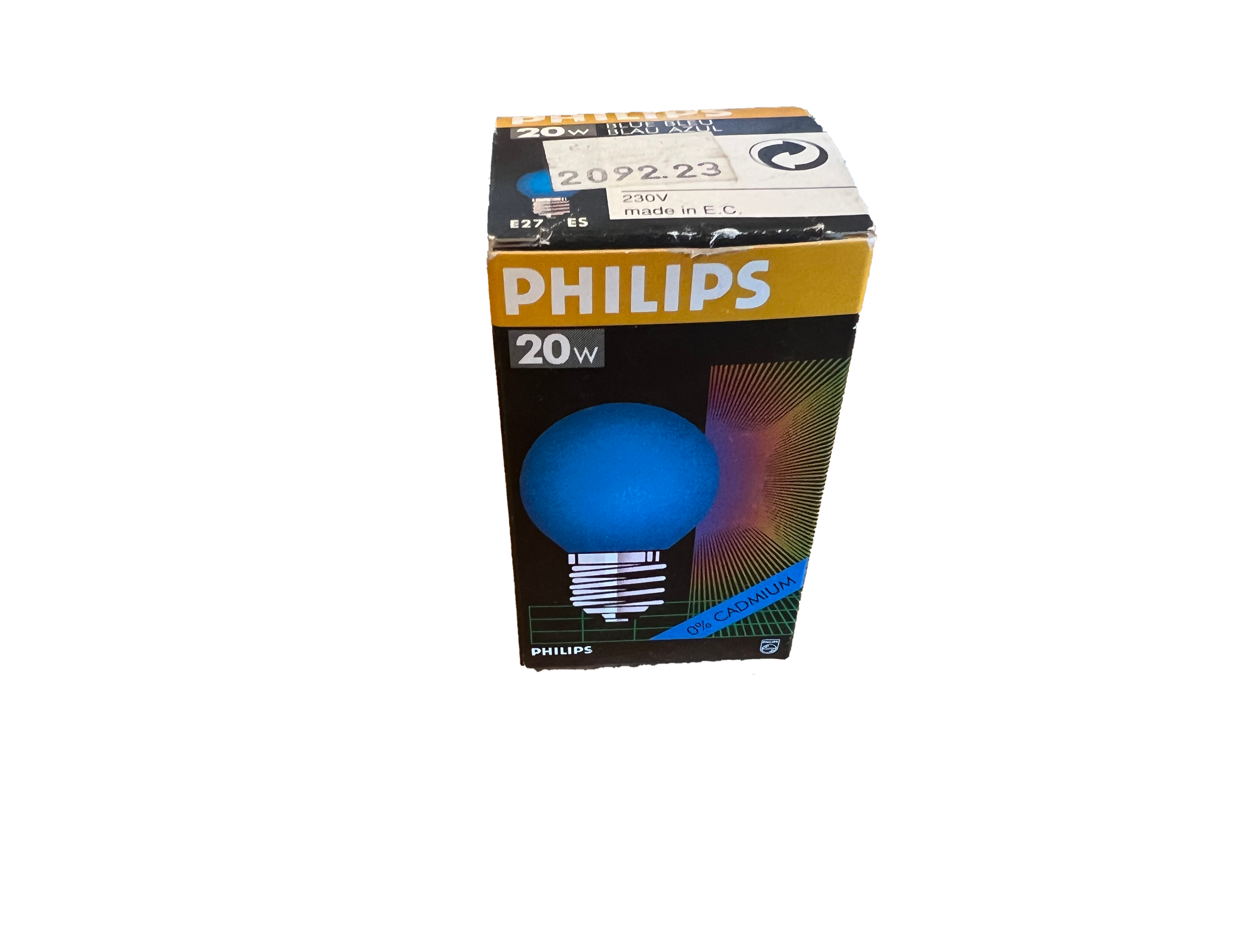 Se Philips E27 ES Blue 20W 230V hos Allround Musik