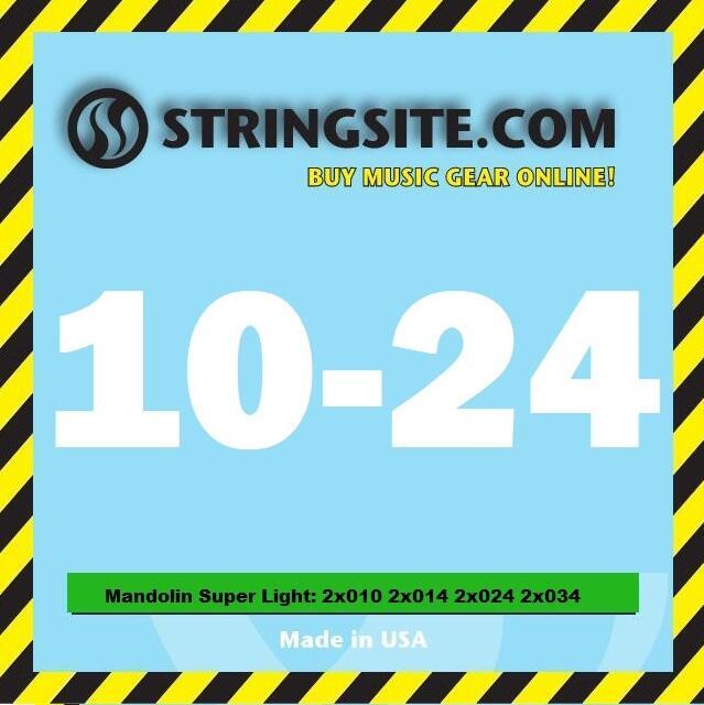 Stringsite Mandolin strenge (10-34)