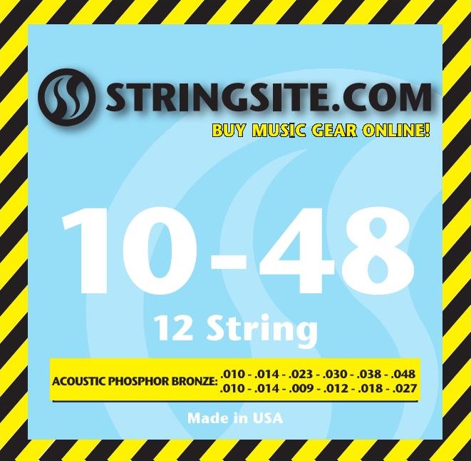 Se Stringsite Phosphor Bronze (12 Strenge) (10-48) hos Allround Musik