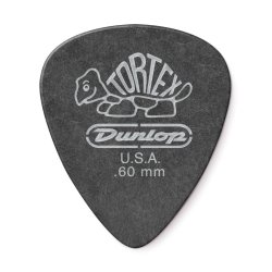Dunlop Tortex Pitch Black Standard 0.60mm 