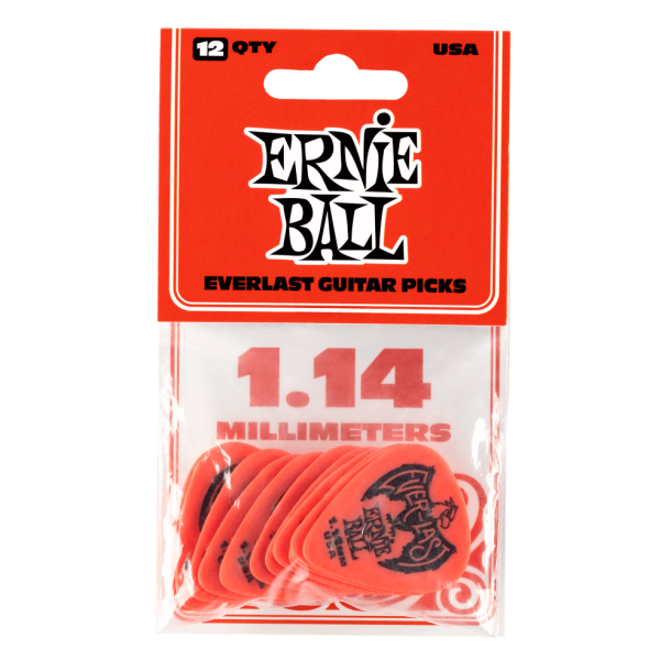 Ernie Ball Everlast guitar picks 1,14mm 12 PACK