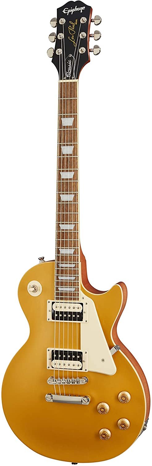 (BRUGT) Epiphone Les Paul Classic Worn Worn Metallic Gold