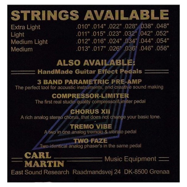 Carl Martin - Phosphor Bronze (Medium)