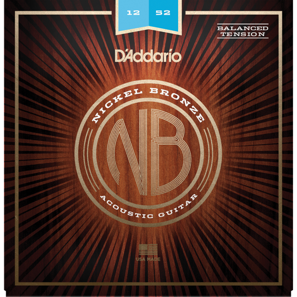 D'Addario NB1252BT Nickel Bronze Balanced Tension