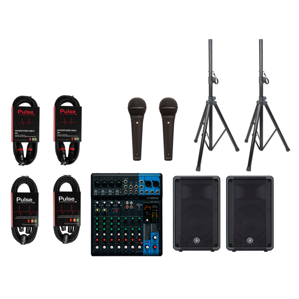 PA Package Yamaha DBR10 + MG10XU