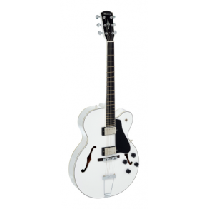 Alvarez Elite Semi-AC Jazz Jett White