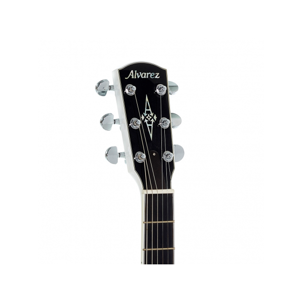 Alvarez Elite Semi-AC Jazz Jett White