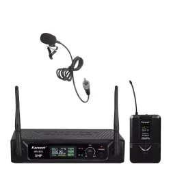 Karsect JRU-521L/PT-527C/LT-11A wireless clamp microphone set