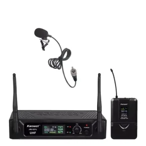 Karsect JRU-521L/PT-527C/LT-11A wireless clamp microphone set