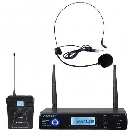 Karsect JRU-561/PT-51C/HT-11A trdlst headset-mikrofon-st