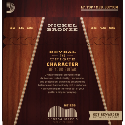 D'Addario NB1256 Nickel Bronze 12-56