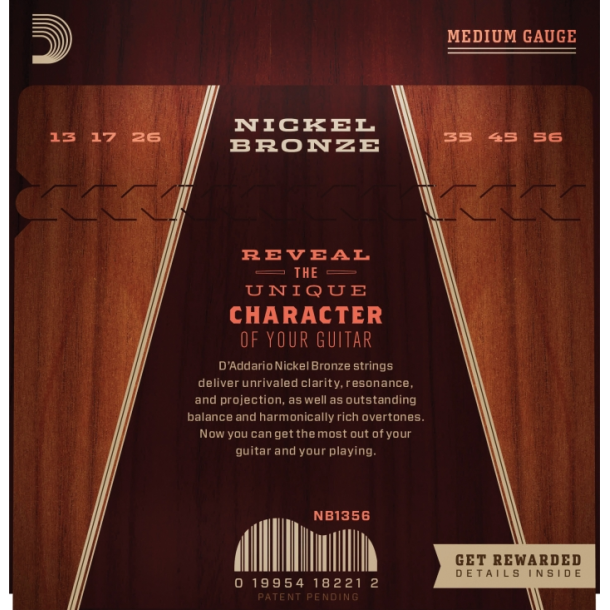 D'Addario NB1356 Nickel Bronze 13-56