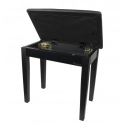 Pulse Piano bench matte black (121145)