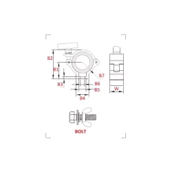 Light Duty Half Coupler 50MM Alu