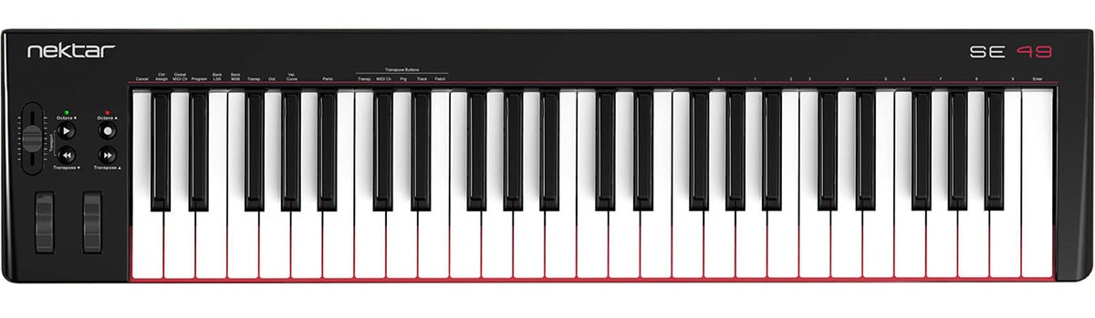 Køb Nektar SE49 USB MIDI Controller Keyboard - Pris 635.00 kr.