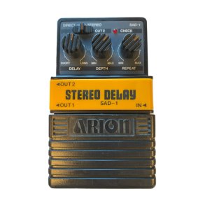 (BRUGT) Arion SAD-1 Stereo Delay 80er Effektpedal 