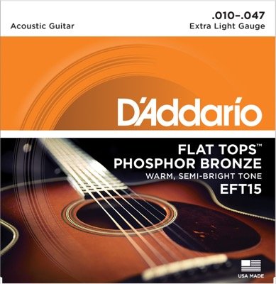 D'Addario EFT15 Flat Tops