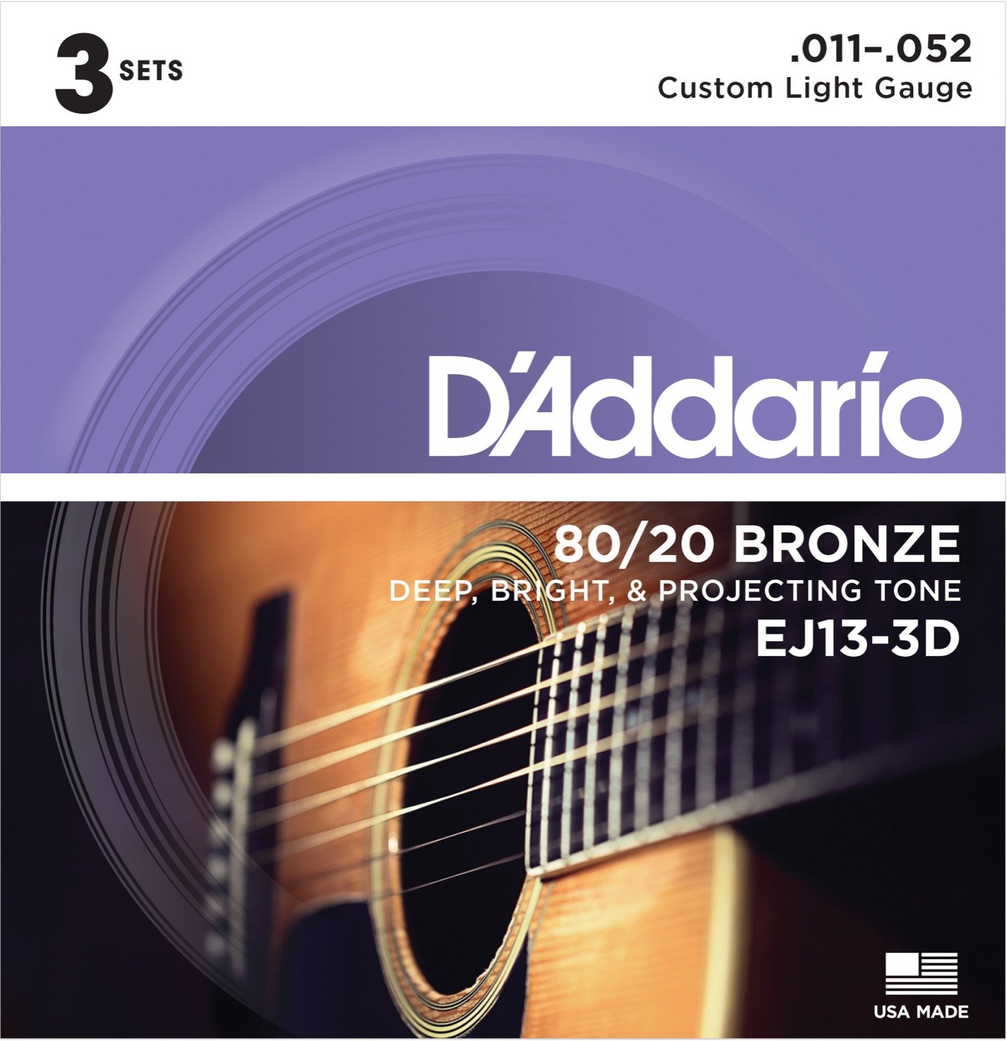D'Addario EJ13-3D