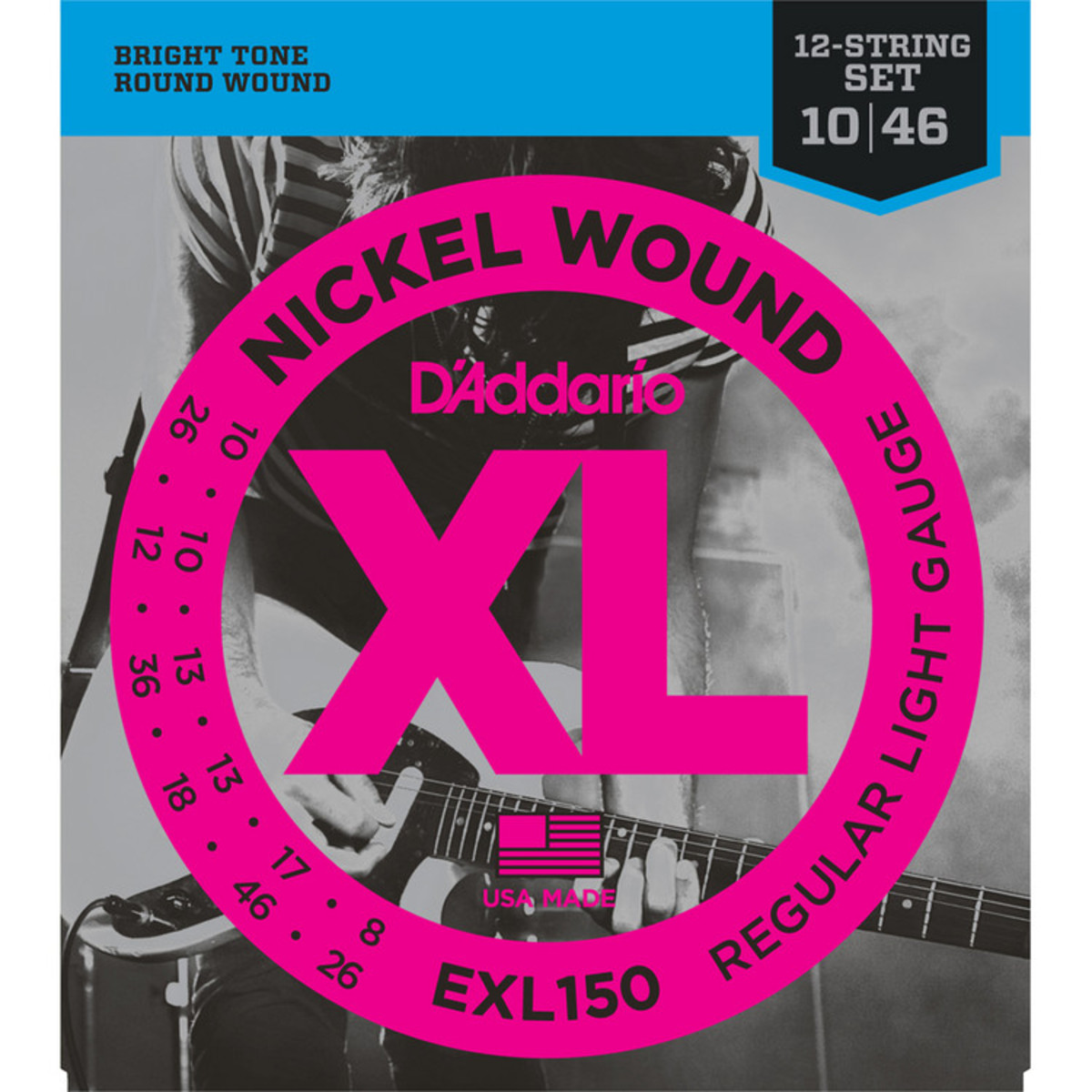 Billede af D'Addario EXL150 hos Allround Musik