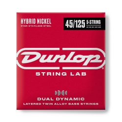 Dunlop DBHYN45125 Hybrid Nickel Bass Strings 5-String