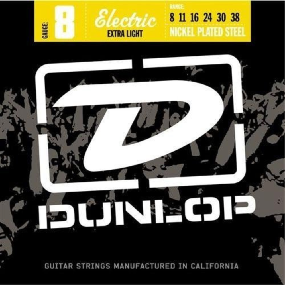 Køb Dunlop Elguitar strenge DEN1006 (Extra Light) - Pris 59.00 kr.