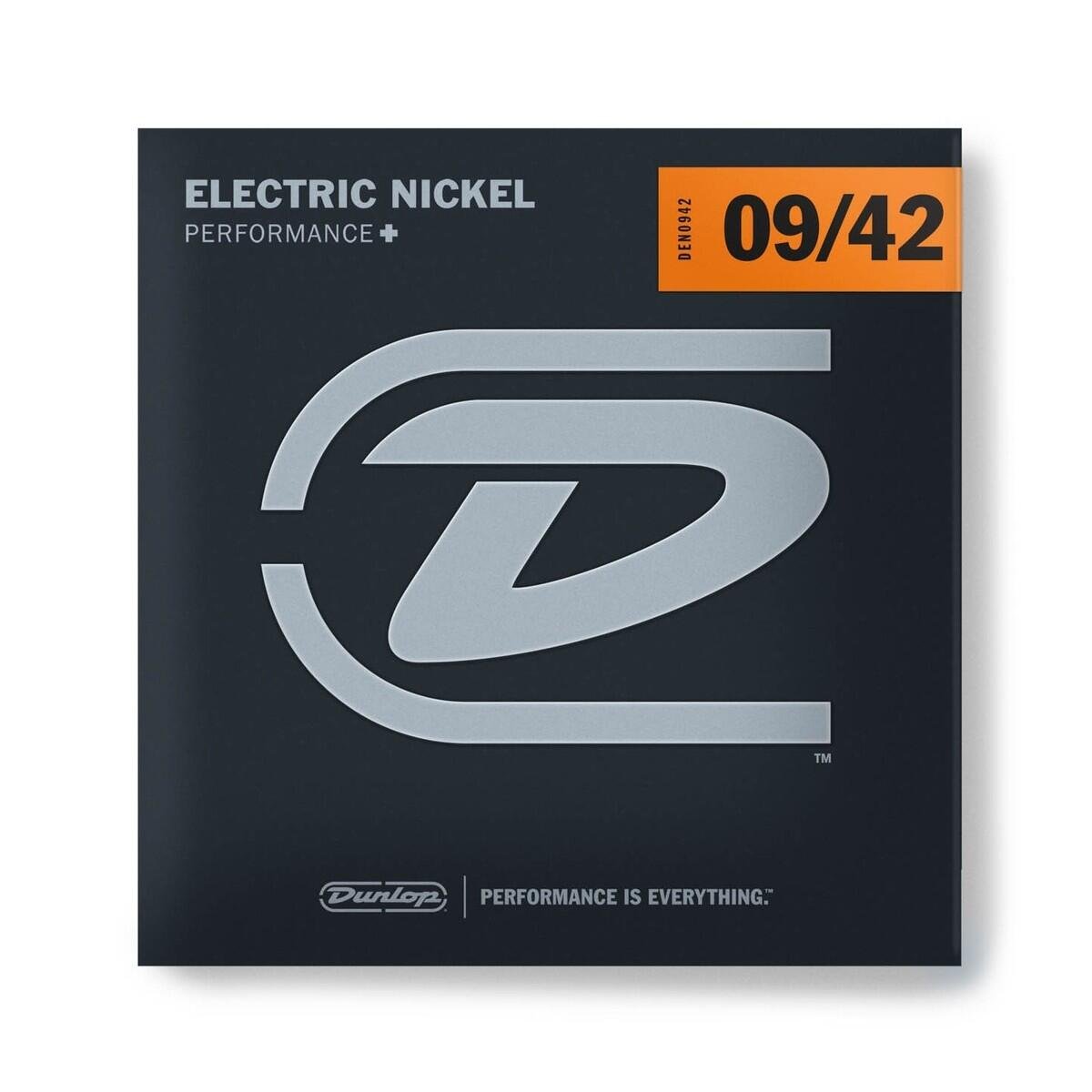 Dunlop elektriske gitarstrenger, nikkelviklet DEN0942 (lett)