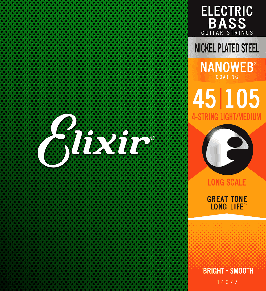 Elixir Nanoweb 14077 45-105 Medium + 130tw 5 strenget basst
