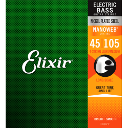 Elixir Nanoweb 14077 45-105 Medium + 130tw 5 strenget basst