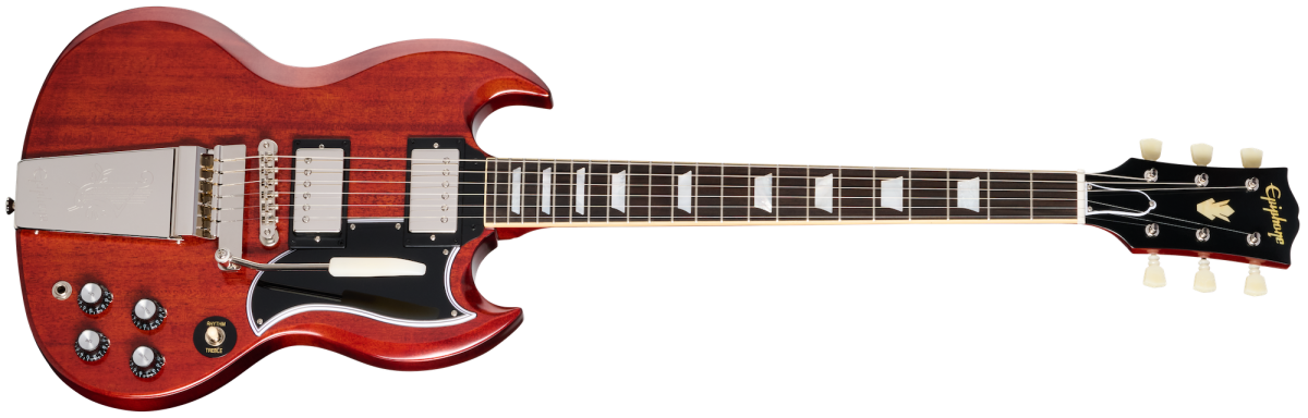Epiphone 1964 SG Standard with Maestro Vibrola Reissue Cherry Red ...