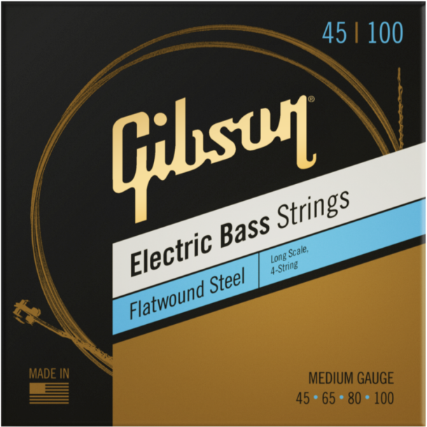 Gibson 45-100 Long Scale Flatwound EB Strings Medium