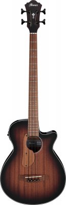 Ibanez AEGB24E-MHS (Mahogni Sunburst Open Pore) Akustisk bas med Pickup