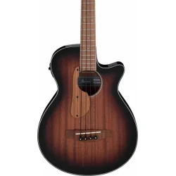 Ibanez AEGB24E-MHS (Mahogni Sunburst Open Pore) Akustisk bas med Pickup