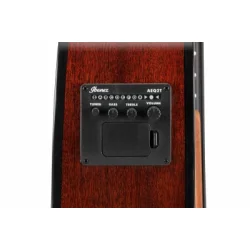 Ibanez AEGB24E-MHS (Mahogni Sunburst Open Pore) Akustisk bas med Pickup