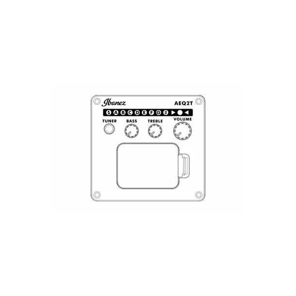 Ibanez AEGB24E-MHS (Mahogni Sunburst Open Pore) Akustisk bas med Pickup