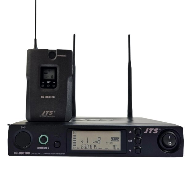 JTS Trdls mikrofonst med beltpack og knaphulsmikrofon