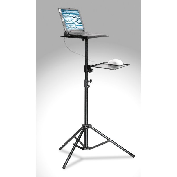 K&M Laptop-stativ med hylde til musen