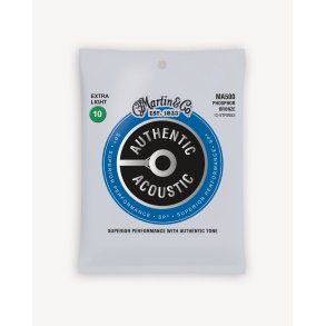 Martin MA500 Authentic Acoustic SP 12-String Extra Light (.010 - .047) 92/8 Phosphor Bronze