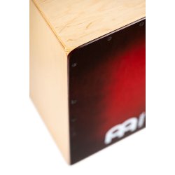 Meinl Snarecraft Cajon Special Edition - SC100RDB. Red Burst.