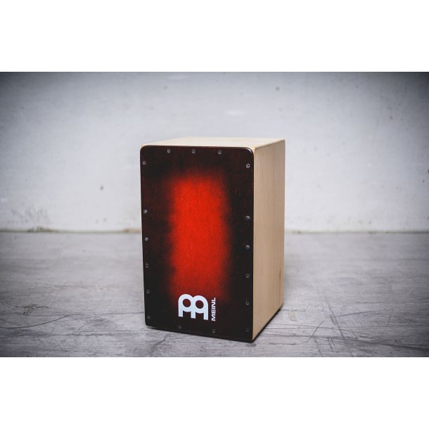 Meinl Snarecraft Cajon Special Edition - SC100RDB. Red Burst.