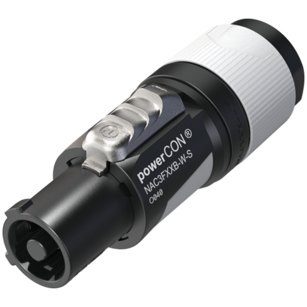 Neutrik NAC3FXXBWS - PowerCon hun (gr/ud) 6-12mm dia kable