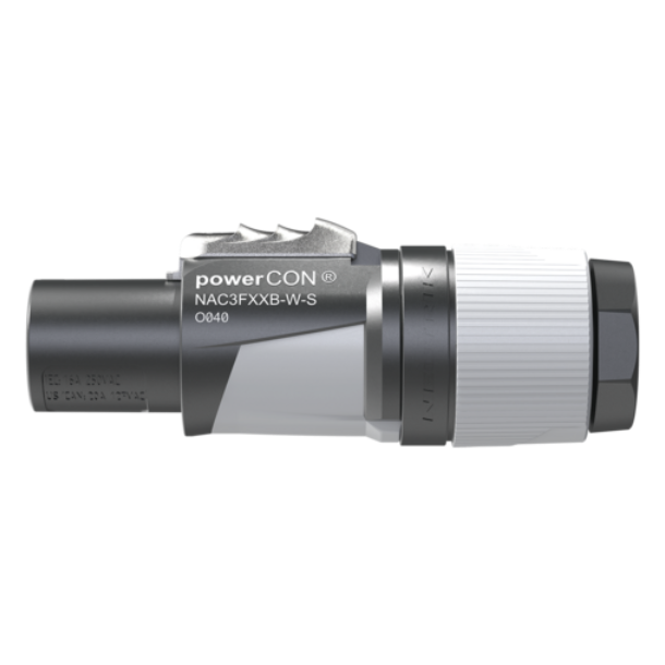 Neutrik NAC3FXXBWS - PowerCon hun (gr/ud) 6-12mm dia kable