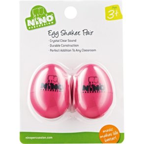 NINO Percussion NINO540SB-2 gge-Shaker Set, Strawberry Pink