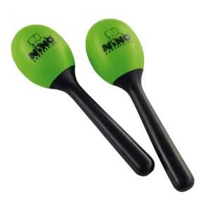 NINO Percussion NINO569GG Plast Maracas, Green Grass