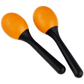 NINO Percussion NINO569OR Plast Maracas, Orange