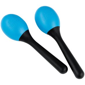 NINO Percussion NINO569SB Plast Maracas, Sky Blue