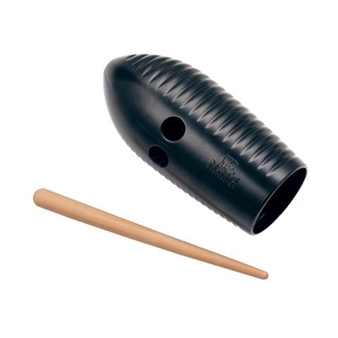 NINO Percussion NINO581BK Mini Guiro, Sort