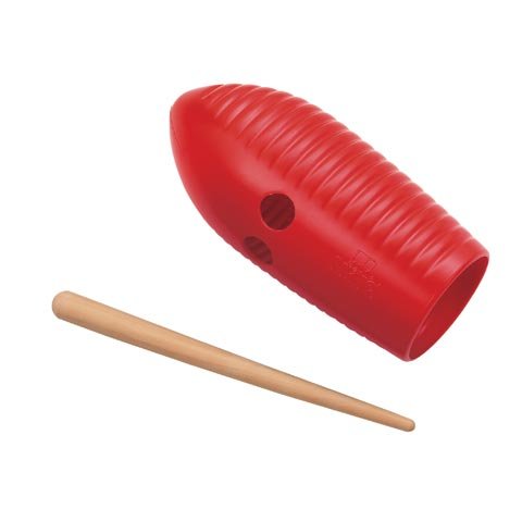 NINO Percussion NINO581BR Mini Guiro, Rd