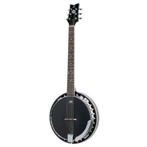 Ortega OBJE356-SBK-L Left Hand Banjo